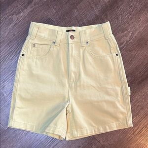 High waisted cargo shorts